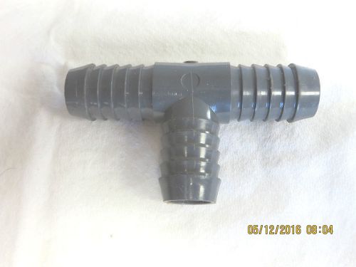 Spears 1401 Series PVC Tube Fitting Tees, 1-Inch Barbed, #1401-010 (3Pcs)
