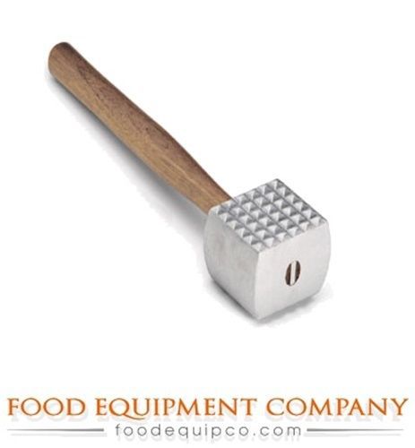 Tablecraft 3016 Meat Tenderizer 13&#034; x 2-3/4&#034; x 3&#034; cast aluminum wood handle ...