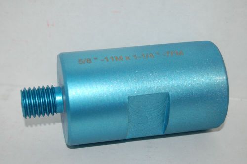 New blue 1 1/4&#034; adaptor to 5/8&#034; core drill adapter - concrete coring drill bit for sale