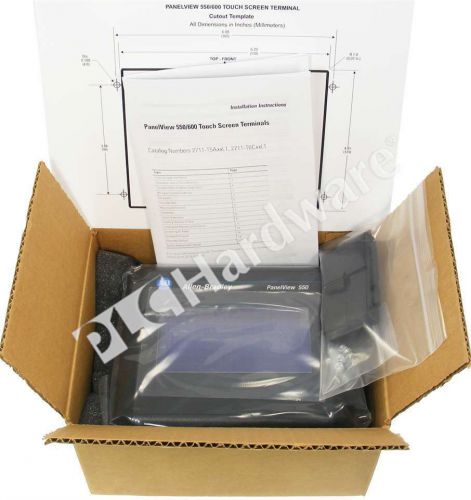 New Allen Bradley 2711-T5A20L1 /B PanelView 550 Mono Touch EtherNet/IP RS232 DC
