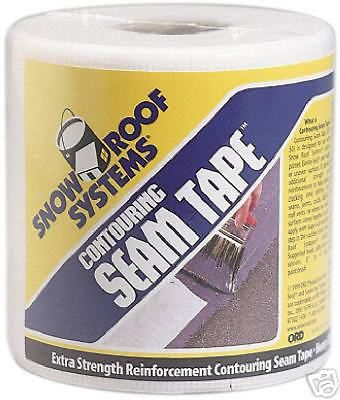 Snow Roof, 6 Pack, 4&#034; X 50&#039; Roll, Polyester Seam Tape