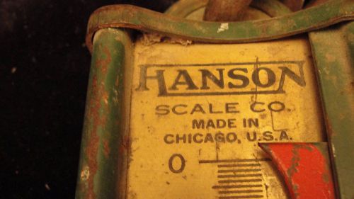 Vintage Hanson Cotton Scale Copper face Plant Hanger steam punk patina USA made