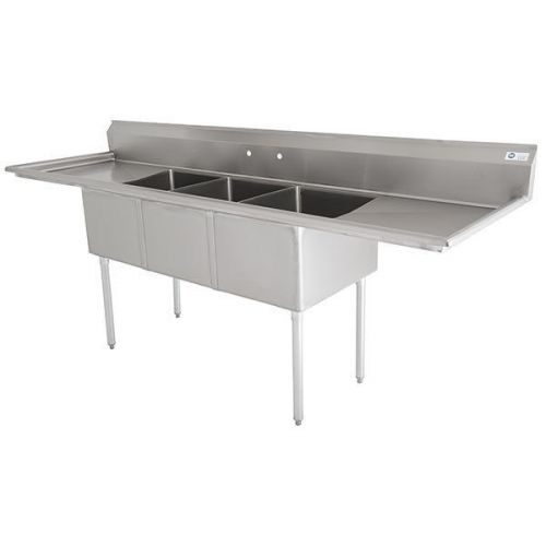 Supera (sk31818d241) 102&#034; three-compartment sink for sale