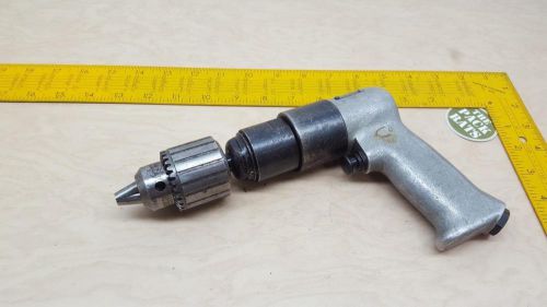 Rockwell 31d 107 f air drill 450 rpm aircraft pneumatic w jacobs 33ba 1/2&#034; chuck for sale