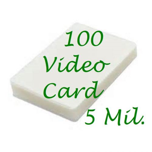 (100) 4-1/4 x 6-1/4 Laminating Pouches Sheets Photo Video Card  5ml