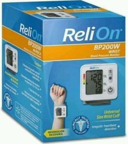 Relion BP 200W Wrist Blood Pressure Monitor for personal use
