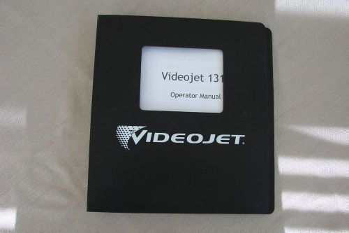 Videojet 1310 Industrial Labeling Printer Operator Manual