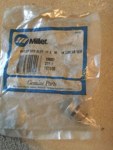 MILLER 198087 POT, CP STD SLOT 1T 2. W 1K LINEAR W/F NEW OLD STOCK