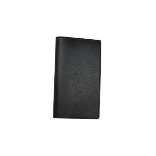 Boston Leather 5853-1 Plain Black Milwaukee Day Book Cover