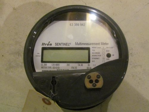 Itron Sentinel Electrical Power Measurement Meter KWH Digital Watthour G38-3399