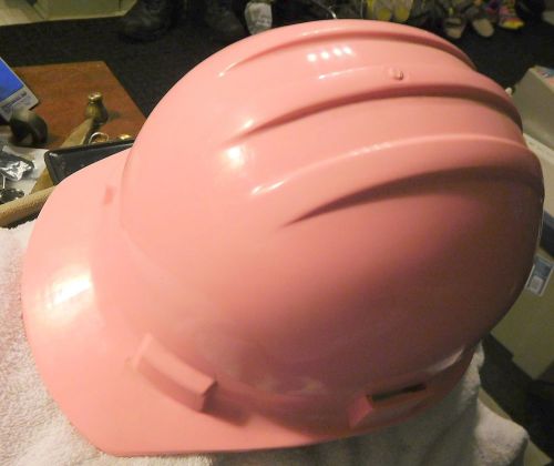 BULLARD Rare Pink 4100 Hard Hat Construction Helmet,Breast Cancer awareness