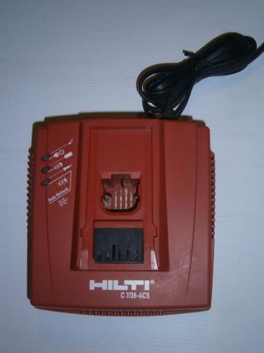 Hilti  7/36, acs 110v- 115v  charger for 36v battery fast shipping for sale