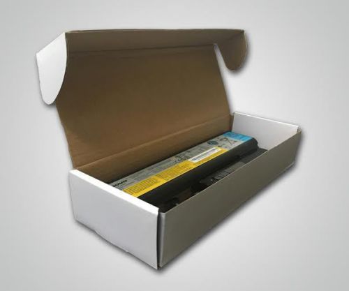 25 - 9 x 3 x 2 white corrugated shipping mailer packing box package moving carto for sale