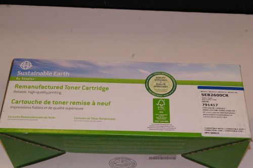 This item is for a Sustainable Earth Toner Certridge Cyan SEB2600CR  SK#79141