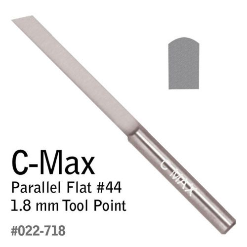 Graver Parallel Flat #44 1.8mm GRS C-MAX Tungsten Carbide, Made in the USA