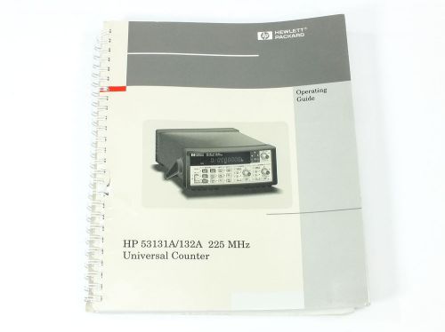 HP 53131A/132A 225 MHz Universal Counter Operating Guide