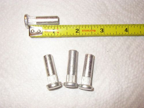 Satin Aluminum Sex Bolt for Hardware Mounting to 1-3/4&#034; Thick Doors 4 Pack