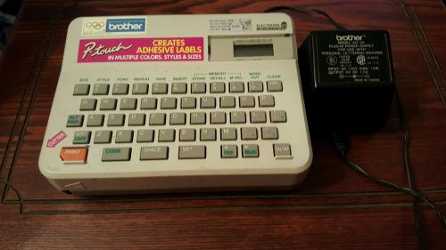 Brother PT-10 P-Touch Electronic Labeling System 1992 Vintage Great Condition