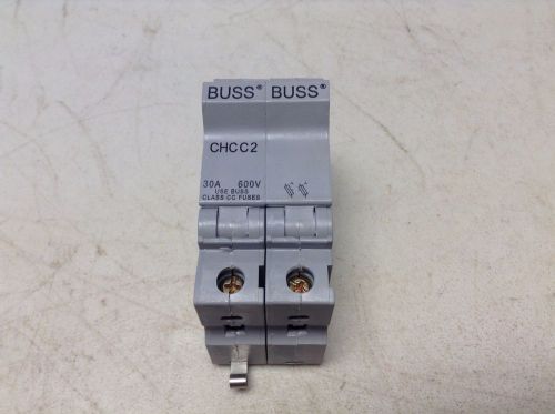 Cooper Bussmann CHCC2 2 Pole Fuse Holder 600 V 30 Amp CHC C2 Buss