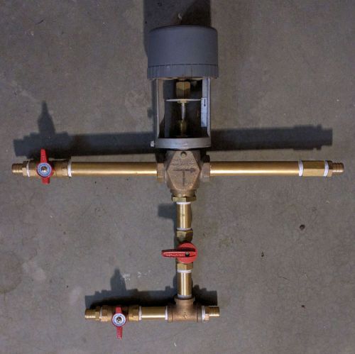 Johnson controls va-7152-1001 floating actuator with 3/4&#034; ball valve for sale