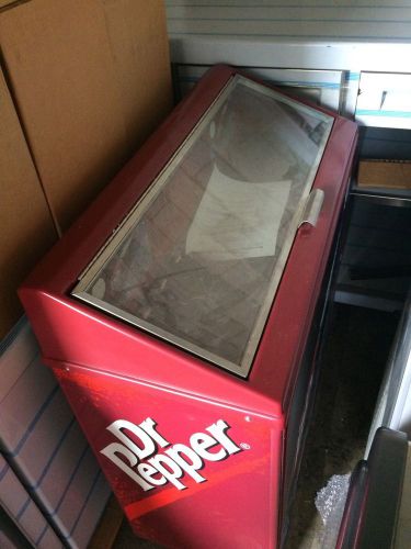 Dr. Pepper Refrigerator Commercial Beverage Cooler Dispenser