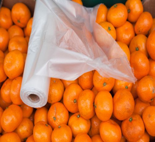 4 Rolls 12x20 Clear Produce Grocery High Density Polyethylene Fruits 3000 Bags