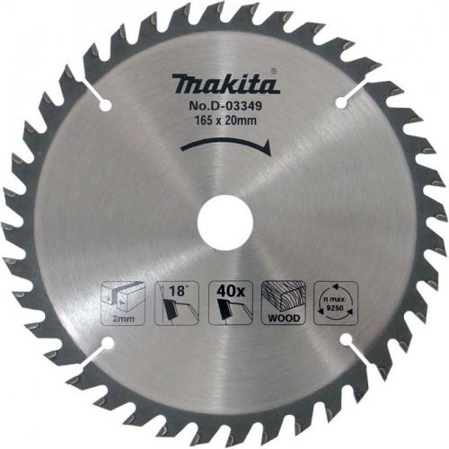 NEW Makita D-03349 165x20mm 40T Circular Saw Blade D-03349