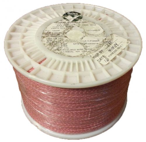 Litz Wire Type 1 NLA+4/30SNSN New England Wire  Made in USA  5,200ft  -NEW-