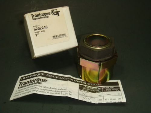 1 new, trantorque, 6202240, 1&#034; keyless bushing, new in factory box for sale