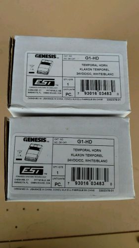 EDWARDS  EST GENISIS G1-HD HORN  WHITE NEW IN BOX FREE SHIPPING!!!