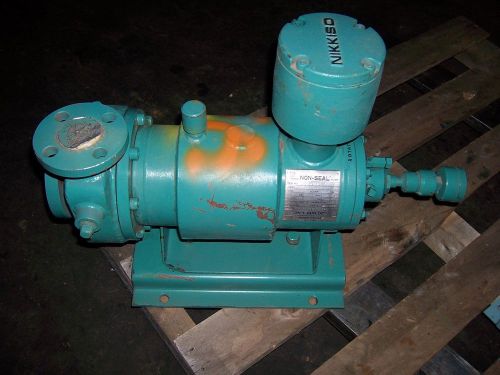 Nikkiso Non - Seal Canned Motor Stainless Steel Pump, Jacketed.