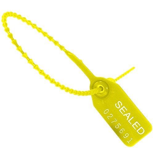 Aviditi se1007 &#034;tug tight&#034; pull-tight seals, 12&#034;, yellow (pack of 100) for sale