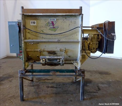 Used- marion paddle mixer, model 4010, approximately 35 cubic feet capacity, car for sale