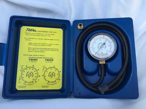 YELLOW JACKET 78055 Gas Pressure Test Kit,0 to10 In WC