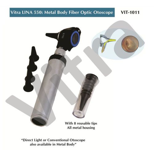 Vitra lina 550: metal body fiber optic otoscope for sale