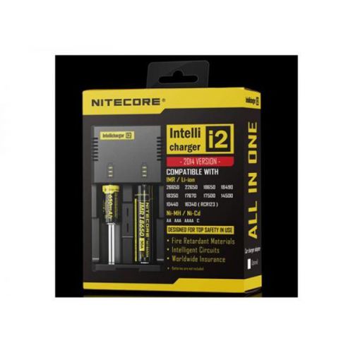 NITECORE i2 Intellicharger Charger For Li-ion Ni-MH Ni-Cd IMR 18650 16340 AA