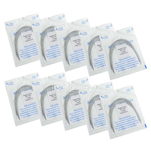 20 pack ortho dental super elastic niti (rectangular) archwire 21*25 lower types for sale
