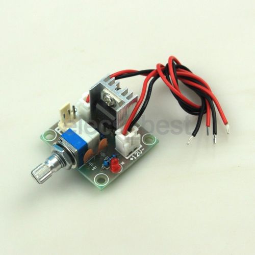 LM317 DC Linear Voltage Regulator Board Speed control /w Switch Power supply