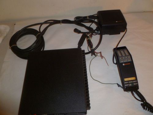 Rare Johnson Two Way Radio with Control Head Microphone, Speaker, Cables