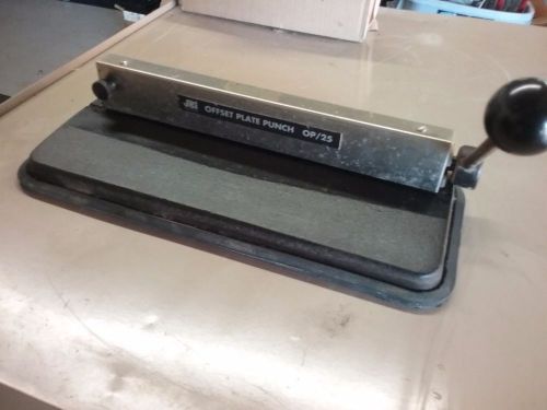 Jbi offset plate punch op/25   22 hole punch for sale