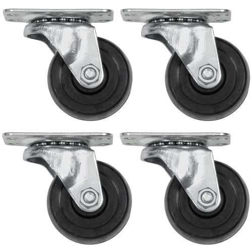 Reliable Hardware Company RH-9005-SET-A Casters Swivel Top Plate 2-Inch Wheel...