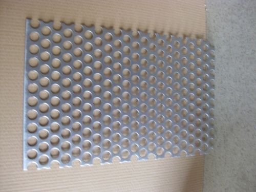 Perforated Aluminum Sheet .125 (12ga) x12&#034;x24&#034; 3/4&#034; hole 1&#034; Stagger 3003