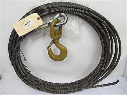 Lift-all, 12wsx75, 1/2&#034; x 75 ft. galvanized steel winch cable for sale