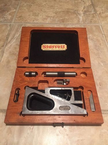 STARRETT 995 PLANER AND SHAPER GAGE WITH WOODEN CASE VINTAGE