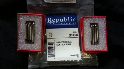 Rebulic #000 combined Drill and Countersink