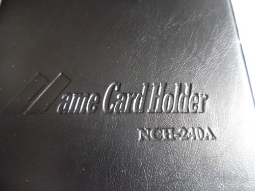 240 Cards Business Name Credit Card/Holder, Black