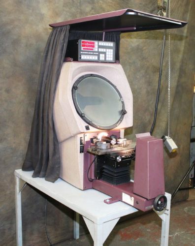 14&#034; scherr-tumico 20-3500 bench type optical comparator w/quadra-chek 2000, 1998 for sale