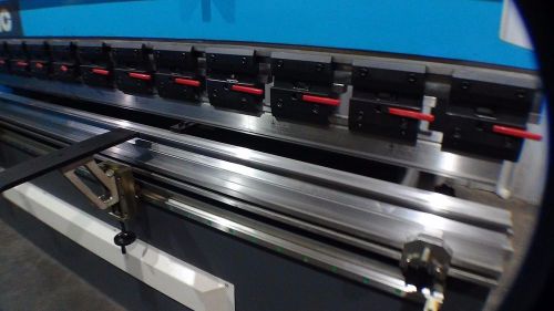 New cnc hydraulic press brake 250  ton x 10 12 ft  multi axis  warranty 1 year for sale