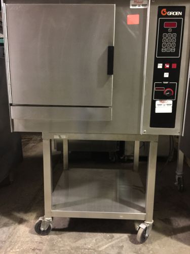 Groen cc20  electric steamer/ convection oven combo w/ stand for sale