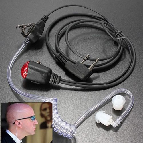New fbi style cool headset earphone earpiece talkabout radio walkie talkie 2 pin for sale